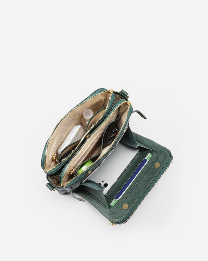 Jovie - Strakke Drie-Lagen Schoudertas