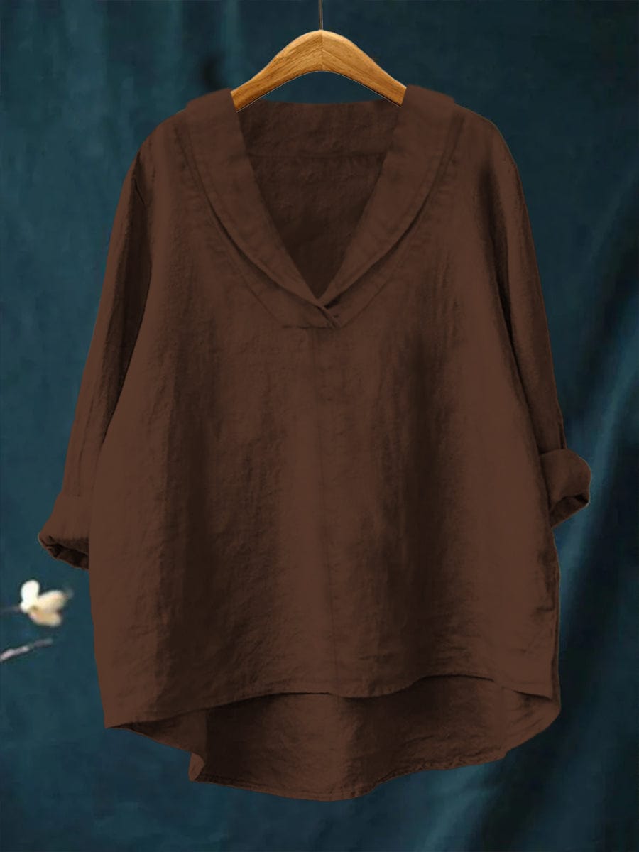 Samantha | Elegante Linne Zomerblouse
