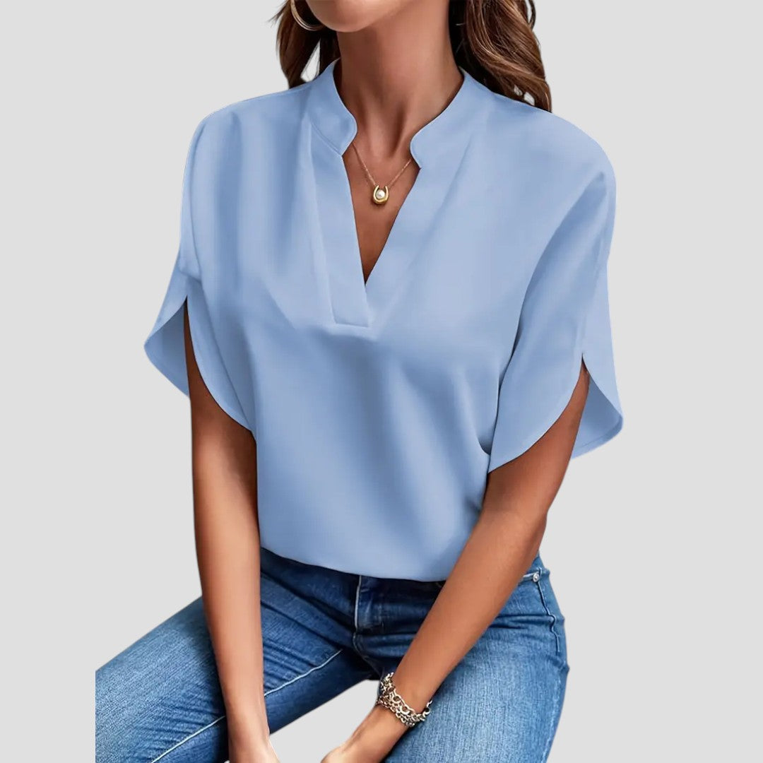Emilia | Lichtgewicht en Elegante Blouse