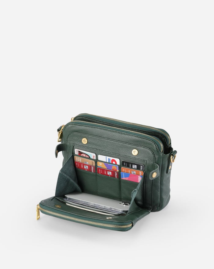 Jovie - Strakke Drie-Lagen Schoudertas