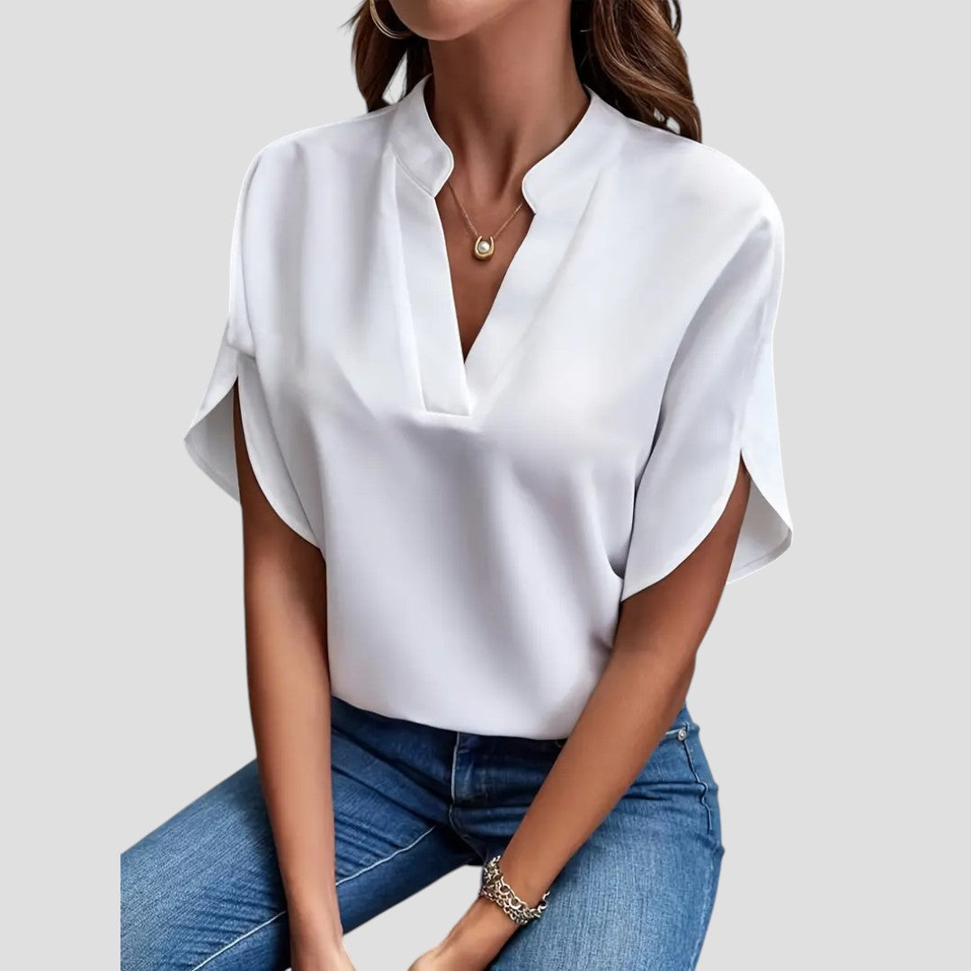 Emilia | Lichtgewicht en Elegante Blouse