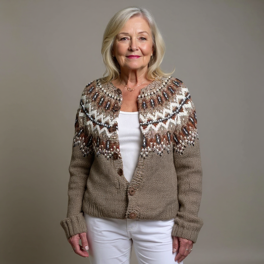 Adeline | Vintage IJslandse Cardigan
