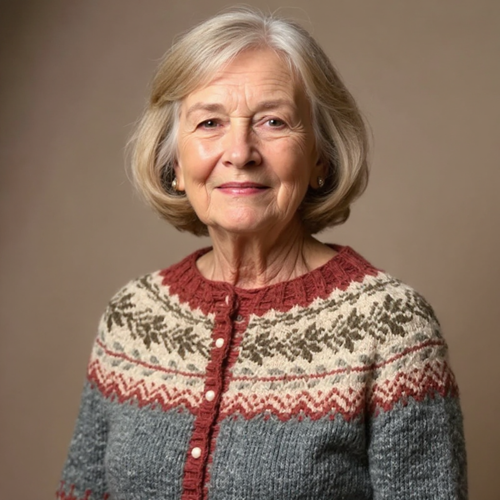 Atasha | Vintage IJslandse Cardigan