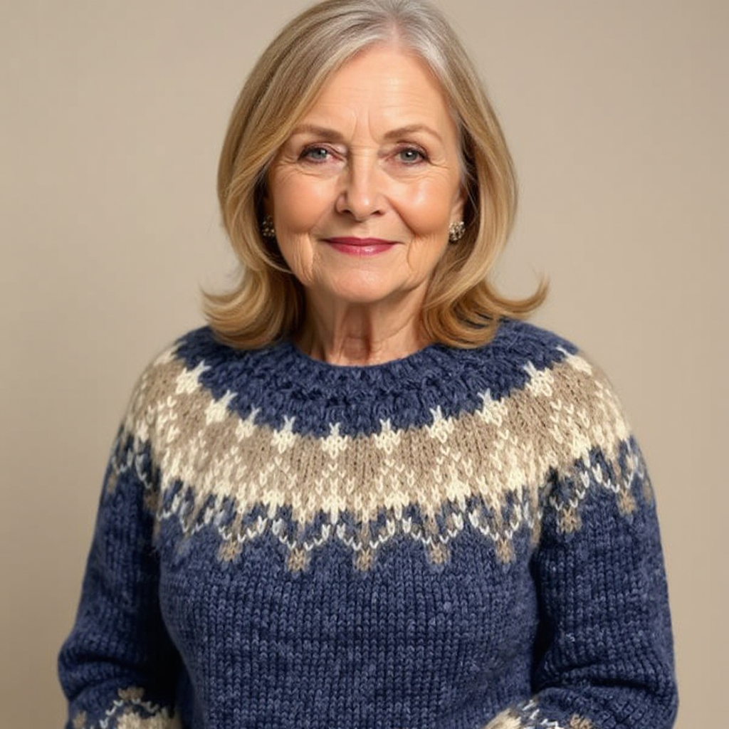 Samantha | Vintage IJslandse Trui