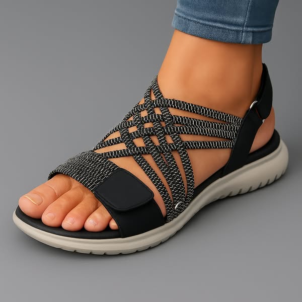 Renata | Ergonomische Sandalen met Vlechtband
