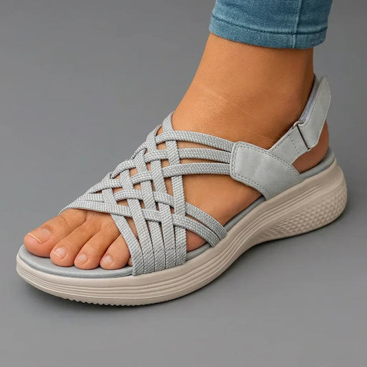 Federica | Gevlochten Orthopedische Sandalen