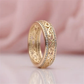 Heldere Holle Gouden Ring