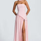 LINA | Strapless Maxi-jurk met Hoge Splits