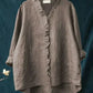 Eline | Elegante Linne Zomerblouse