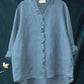 Eline | Elegante Linne Zomerblouse