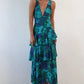 LISA | Bloemige Volant Maxi Jurk
