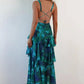 LISA | Bloemige Volant Maxi Jurk