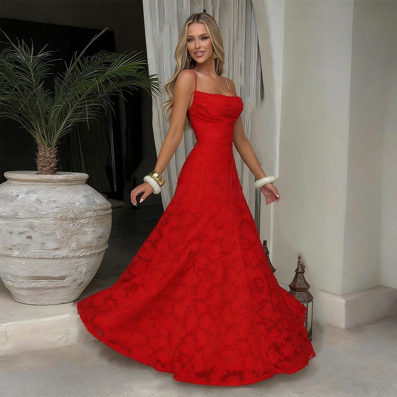 SOFIA | Elegante Kanten Maxi Jurk