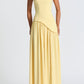 LINA | Strapless Maxi-jurk met Hoge Splits