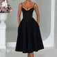 MAILEEN | Elegante Midi Jurk in Corsetstijl