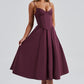 MAILEEN | Elegante Midi Jurk in Corsetstijl