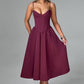 MAILEEN | Elegante Midi Jurk in Corsetstijl