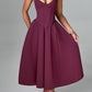 MAILEEN | Elegante Midi Jurk in Corsetstijl
