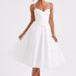 MAILEEN | Elegante Midi Jurk in Corsetstijl