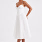 MAILEEN | Elegante Midi Jurk in Corsetstijl