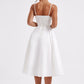 MAILEEN | Elegante Midi Jurk in Corsetstijl