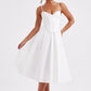 MAILEEN | Elegante Midi Jurk in Corsetstijl