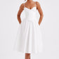 MAILEEN | Elegante Midi Jurk in Corsetstijl