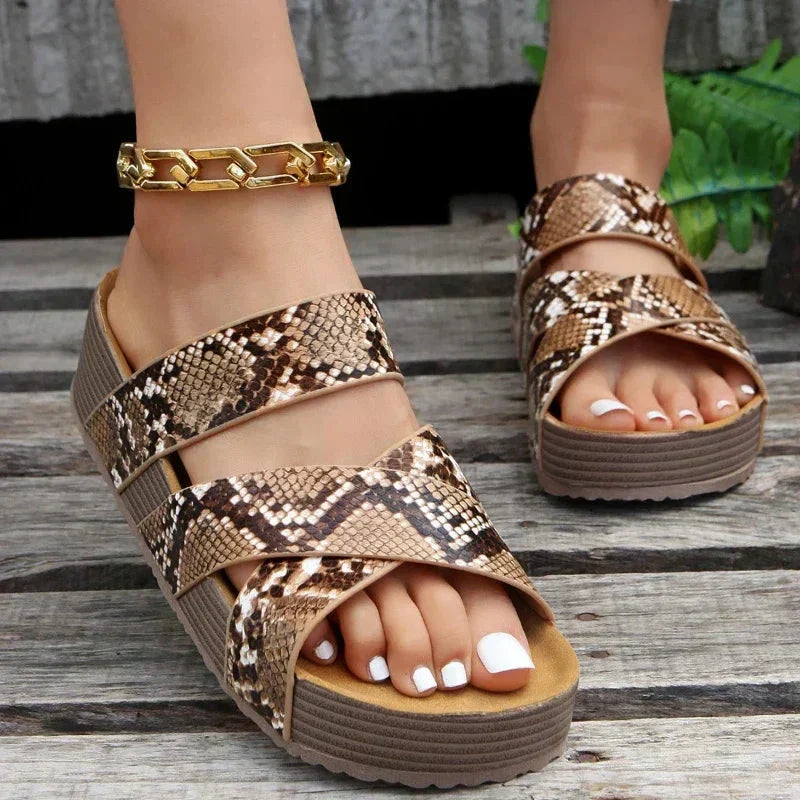 Elegante Gevlochten Sandalen Valérie