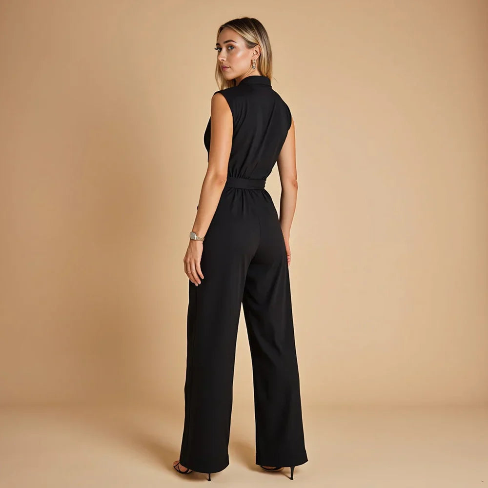 Chantal | Mouwloze Jumpsuit – Elegant en Luchtig
