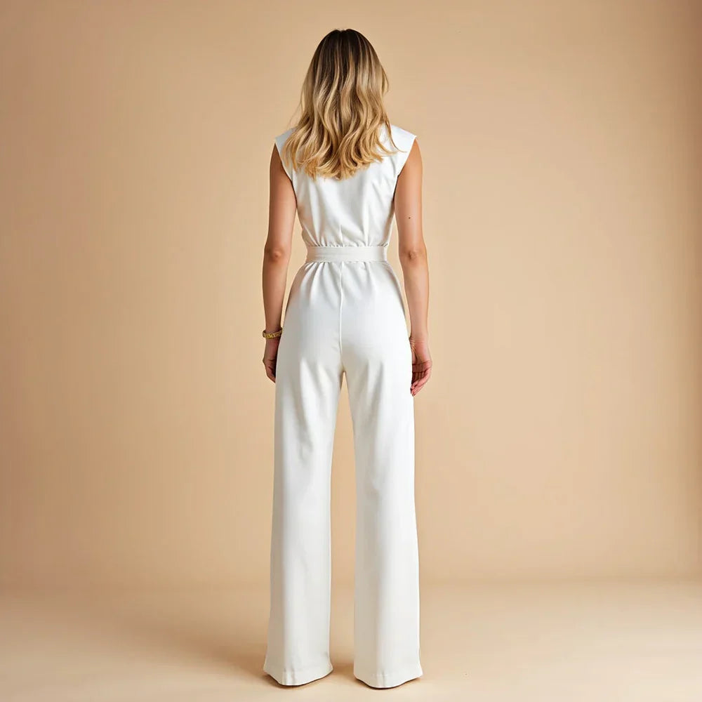 Chantal | Mouwloze Jumpsuit – Elegant en Luchtig