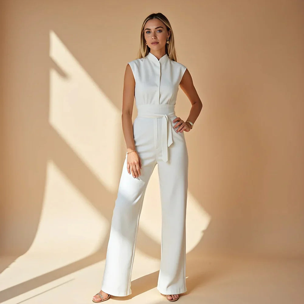 Chantal | Mouwloze Jumpsuit – Elegant en Luchtig