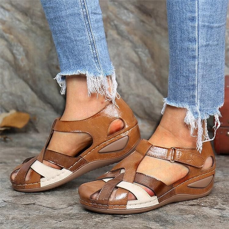 Millie | Casual Wedge Sandalen