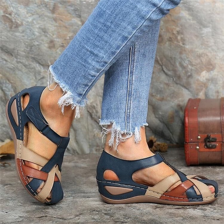 Millie | Casual Wedge Sandalen
