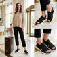 Zina | Sandalen met platform, van ademend materiaal voor dames