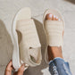 Zina | Sandalen met platform, van ademend materiaal voor dames