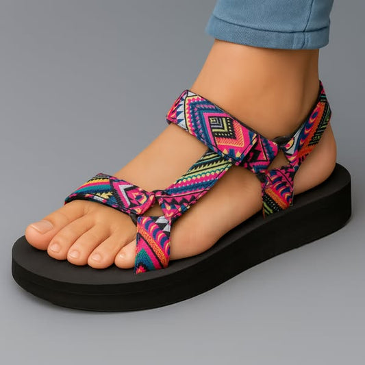 Fiorella | Ergonomische Sandalen met Kleuraccent