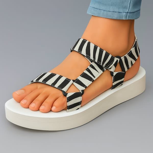 Fiorella | Ergonomische Sandalen met Kleuraccent