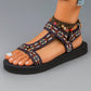 Fiorella | Ergonomische Sandalen met Kleuraccent